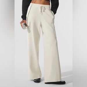 Scholar Knit High-Waist Cargo Pant